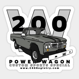 W200 Power Wagon CSS Sticker